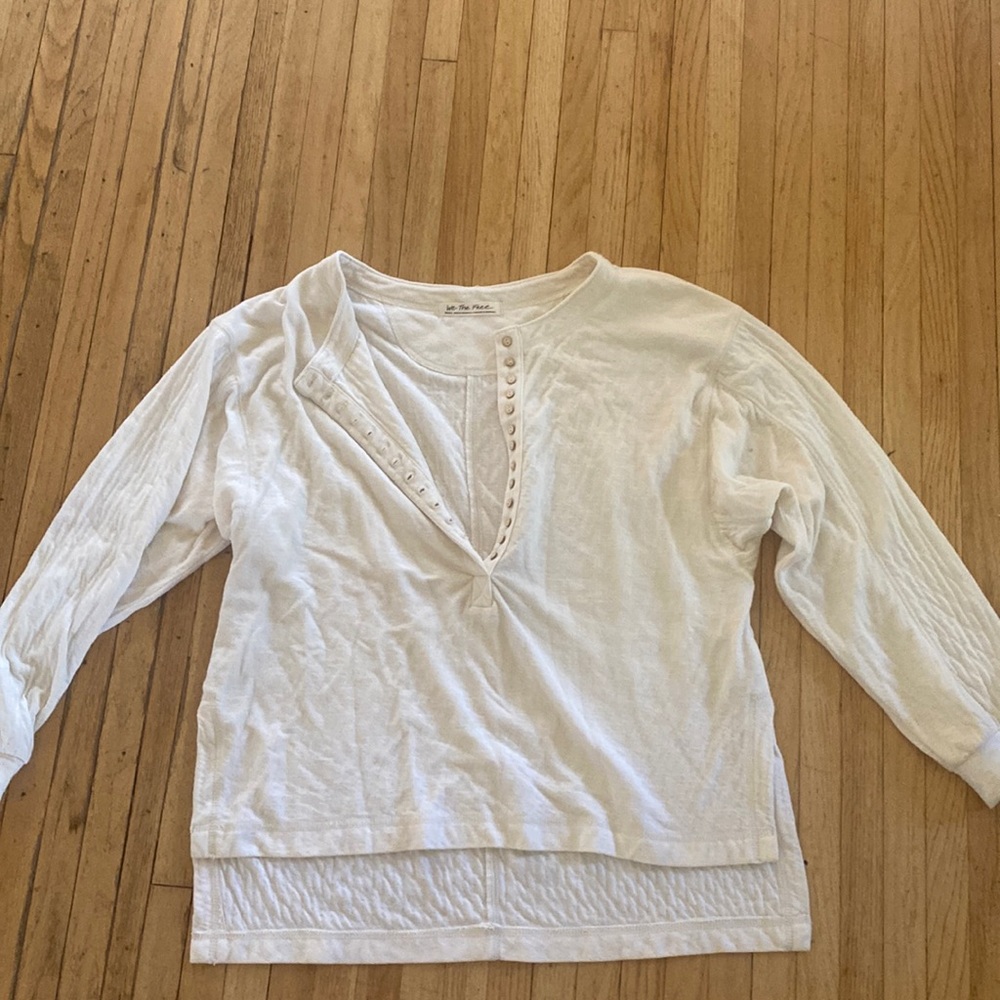 Free People Henley Sweatshirt NWOT